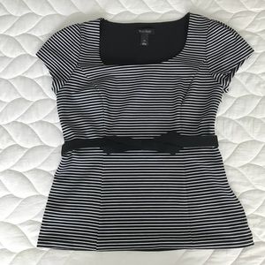 White House Black Market striped blouse